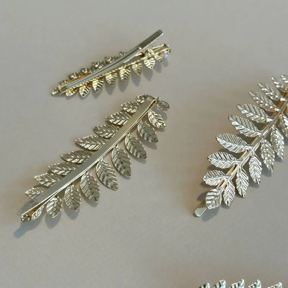 Boho leaf hair clip #1401